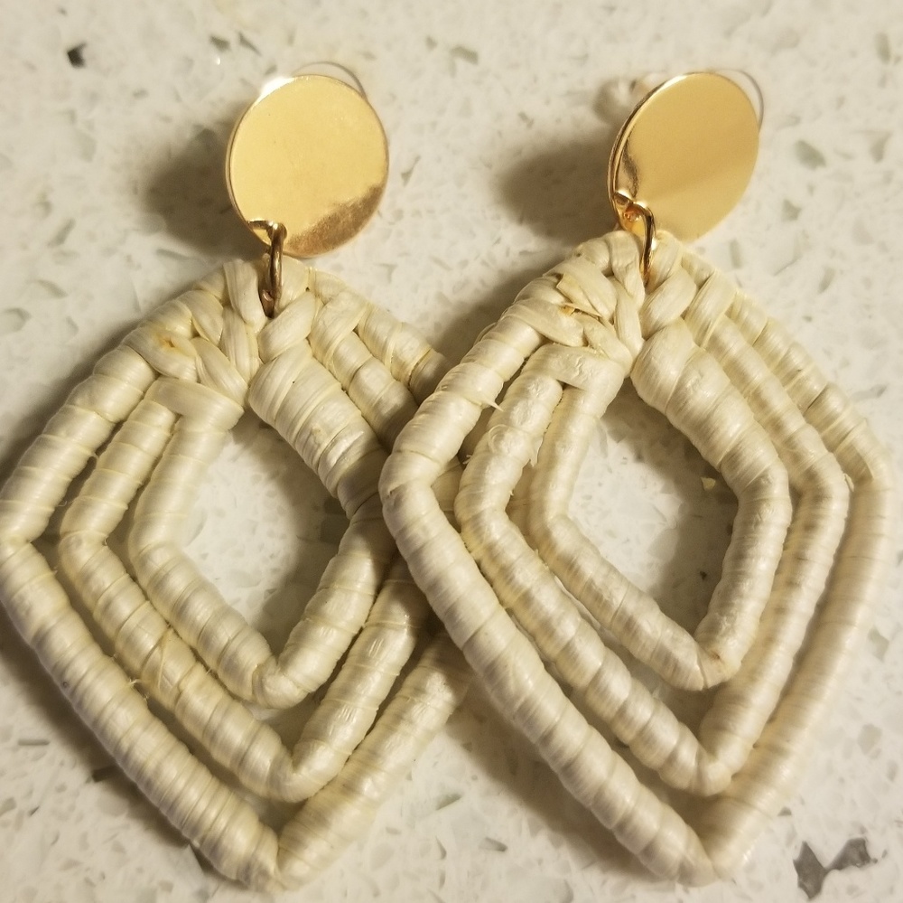 Rattan Earrings